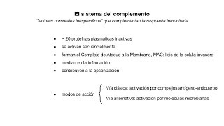 Inmunología 07 El sistema del complemento [upl. by Albin466]