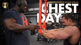 Crushing Chest Day with Samson Dauda amp Michael Daboul  HOSSTILE [upl. by Harv]