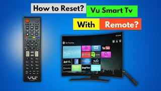 How to Reset Vu Smart Tv  How to reset vu android tv [upl. by Ailerua]