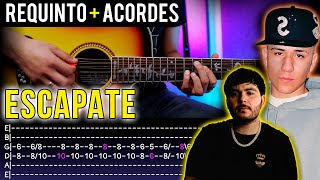 Escapate I Chino Pacas x Tito Double P I Tutorial Requinto I TABS en Guitarra PDF [upl. by Ssitruc]