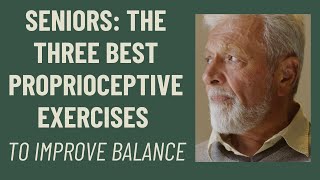 Seniors The 3 BEST proprioceptive exercises to improve balance [upl. by Jeaz]