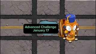 BTD6 Advanced Challenge  January 17 2024  Only 1 Restriction Easy Right [upl. by Chaworth768]