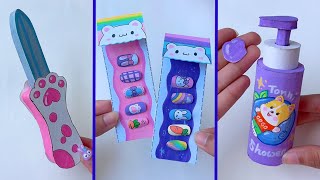 Paper craftEasy craft ideas miniature craft  how to make DIYschool projectTonni art and craft [upl. by Maidel]