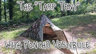 TarpologyThe quotTarp Tentquot Poncho Vestibule addition to fully enclose [upl. by Mihe]