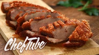 How to Make Crispy Duck Breast  Recipe in description [upl. by Aisauqal]