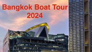 Bangkok Boat Tour 2024 Chao Phraya River via ICONSIAM [upl. by Nwahsor]