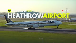 STORM KATHLEEN  Heathrow Airport Live Sunday 07th April 2024 [upl. by Ycnan71]