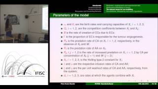 A Mathematical Model for the Effect of Antiangiogenic Therapy in the Treatment of Cancer Tumou [upl. by Nelluc760]