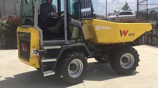 First Wacker Neuson DV60 Dual View Dumper in Australia [upl. by Yelats]