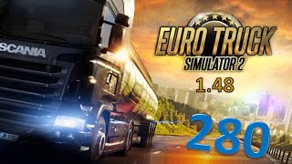 ETS2 Modded 148 Playthrough Part 280 [upl. by Ejroj]