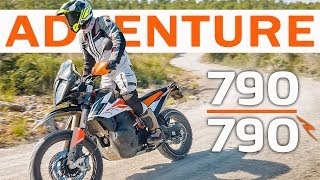 KTM 790 Adventure  R 2019 Prueba  Toma de contacto [upl. by Enautna]