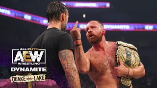 The AEW World Champion CM Punk is Back  AEW Dynamite Quake by the Lake 81022 [upl. by Margarida]