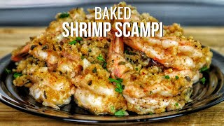 A MustTry Quick and Easy Baked Shrimp Scampi Recipe [upl. by Airotkciv168]