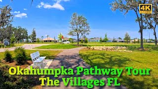 Okahumpka Pathway 4K Walking Tour at Okahumpka Recreation Center The Villages FL [upl. by Berne]