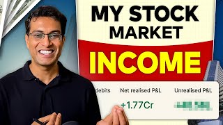 Revealing my 3 year STOCK MARKET INCOME with PROOF  SEBI license [upl. by Greenfield]