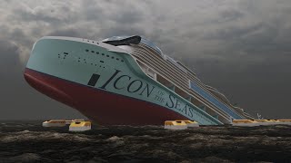 Icon of the Seas  The Sinking  What if scenario [upl. by Orips547]