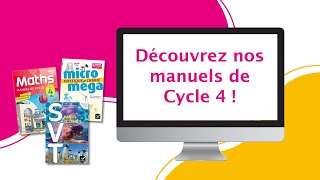 Nos manuels de cycle 4 Hatier [upl. by Cinnamon]