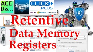 Click PLC Retentive Data Memory Registers [upl. by Ylrehs]