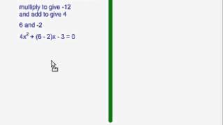 Solve a Quadratic by Factoring  Simple Trinomial and Complex Trinomial [upl. by Aibat]