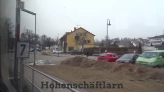 Mittfahrt S Bahn München S7 Wolfratshausen  München Ostbahnhof  022017 [upl. by Sachs]