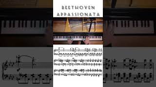 Tadadadam Beethoven Music piano sonata Appassionata classic top classicalmusic pianocover [upl. by Awuhsoj]