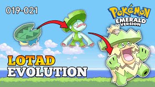 How To Evolve Lotad Into Lombre And Ludicolo In Pokemon Emerald  Hoenn Pokedex [upl. by Sanderson767]