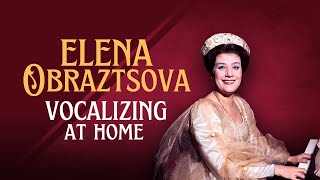 A rare video of Elena Obraztsova vocalizing at home🗣️🎶 [upl. by Fraya]