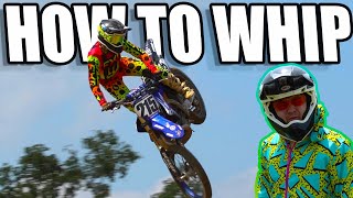 HOW TO WHIP A DIRTBIKE LEARN TO RIDE [upl. by Strickland]