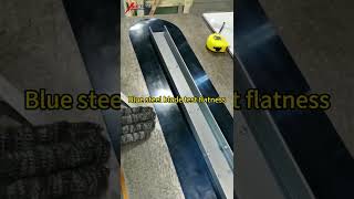 Blue Steel Blade Test Flatnessconcretetools constructionconcretebluesteel concretelife tools [upl. by Nothgierc]