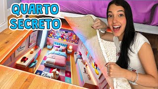 CONSTRUI UM QUARTO SECRETO DA DISNEY NA MINHA CASA  Luluca [upl. by Ulani72]