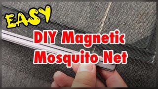 DIY  How to make mosquito net for doorwindows easy at home [upl. by Worlock]