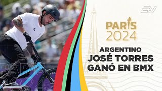 Argentino José Torres Gil ganó medalla de oro en BMX  Estadio [upl. by Eirahs]