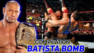 Batista Batista Bomb Compilation in WWE [upl. by Greenwell854]