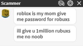 TROLLING A ROBLOX SCAMMER 6 [upl. by Caldera583]