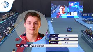 Kristof WILLERTON GBR  2018 Tumbling Europeans final [upl. by Godric896]