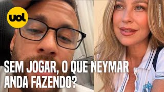 O QUE O NEYMAR FAZ ENQUANTO NÃO VOLTA A JOGAR REBATENDO LUANA PIOVANI FURANDO PNEUS CRUZEIRO [upl. by Hadwyn984]