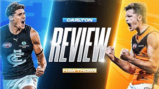 Carlton v Hawthorn REVIEW  AFL Round 3 2022 [upl. by Atoiganap622]