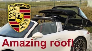 Porsche 911 Targa roof  everything you need to know [upl. by Abihsat806]