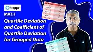 Quartile Deviation amp Coefficient of Quartile Deviation for Grouped Data  Class 11 Math [upl. by Attaynek]