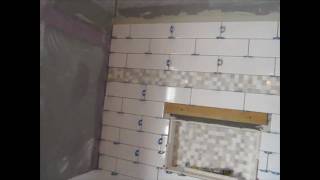 Ceramic Subway Tile Tub Area [upl. by Bilow]