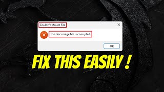 Fix  Couldnt Mount File  The Disc Image File Is Corrupted Error In Windows 11 10 [upl. by Annavoeg134]