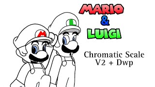 FNF Mario amp Luigi Custom Chromatic Scales V2 Download  Dwps Link in Comments [upl. by Idnahs239]