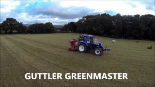 Guttler Greenmaster overseeding silage ground [upl. by Pernell]