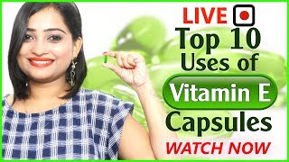 10 Best Uses Of Vitamin E For Hair amp SkinLive [upl. by Anilyx]