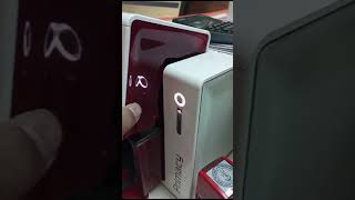 Evolis primacy id card printer card feeder problem [upl. by Deehsar223]