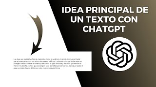 Como obtener la IDEA principal de un TEXTO  2024 [upl. by Airym755]