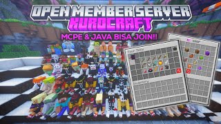 OPEN MEMBER SERVER MINECRAFT TERBAIK🔥 KUROCRAFT  Minecraft Indonesia [upl. by Niko38]