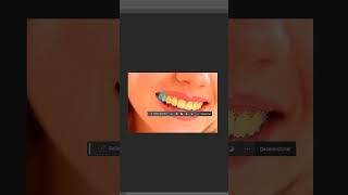 😁 Cómo BLANQUEAR los dientes con Photoshop 🌟 [upl. by Ltney]