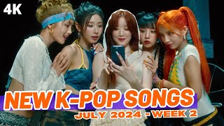 NEW KPOP SONGS  JULY 2024 WEEK 2 [upl. by Yanel]