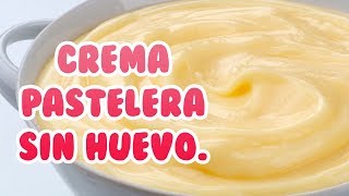 Crema PASTELERA SIN HUEVO  SUPER FACIL  Claudio Us [upl. by Stallworth]